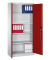 Stahlschrank C 2000 Acurado 9260-000 S11312 lichtgrau, rubinrot 93,0 x 40,0 x 195,0 cm, aufgebaut